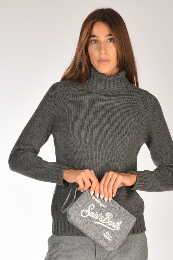 Mc2 Saint Barth Pochette Aline Grigio Donna-2