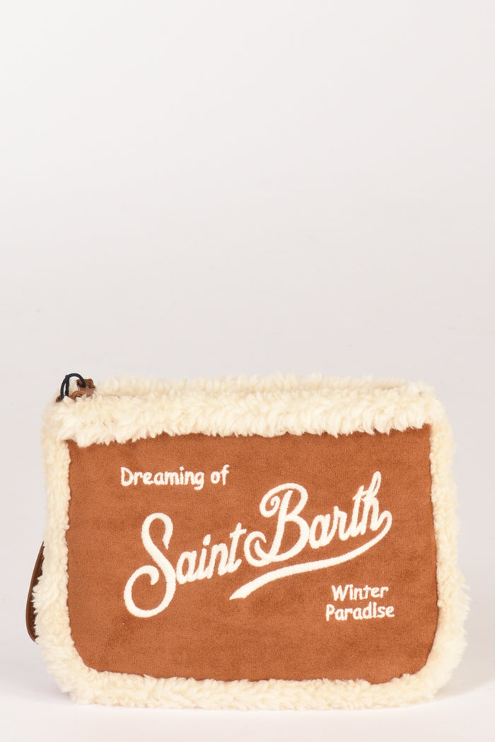 Mc2 Saint Barth Pochette Aline Bianco/marrone Donna - 1