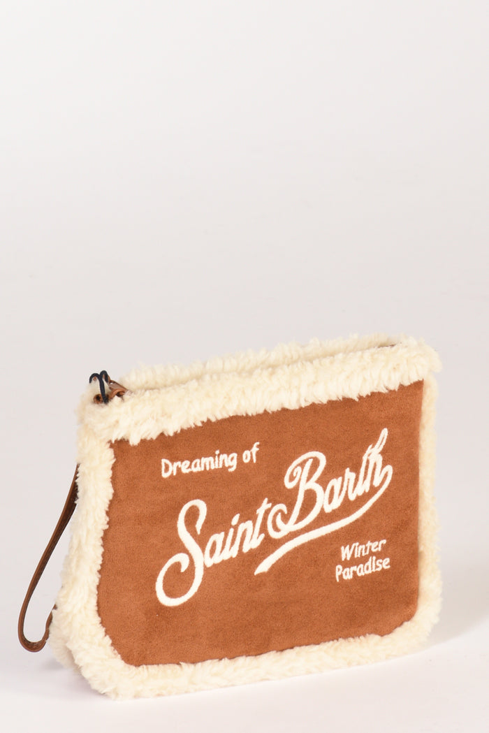 Mc2 Saint Barth Pochette Aline Bianco/marrone Donna - 2