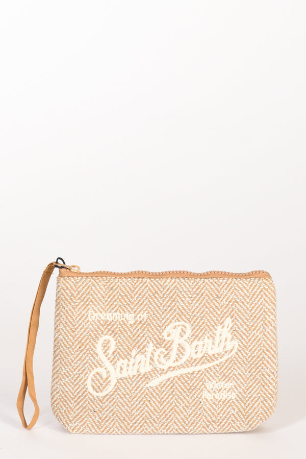 Mc2 Saint Barth Pochette Aline Beige Donna