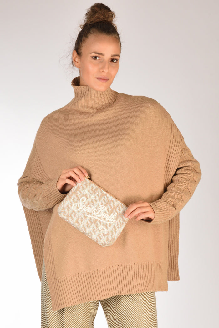Mc2 Saint Barth Pochette Aline Beige Donna - 2