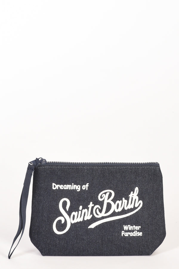Mc2 Saint Barth Pochette Aline Blu Donna