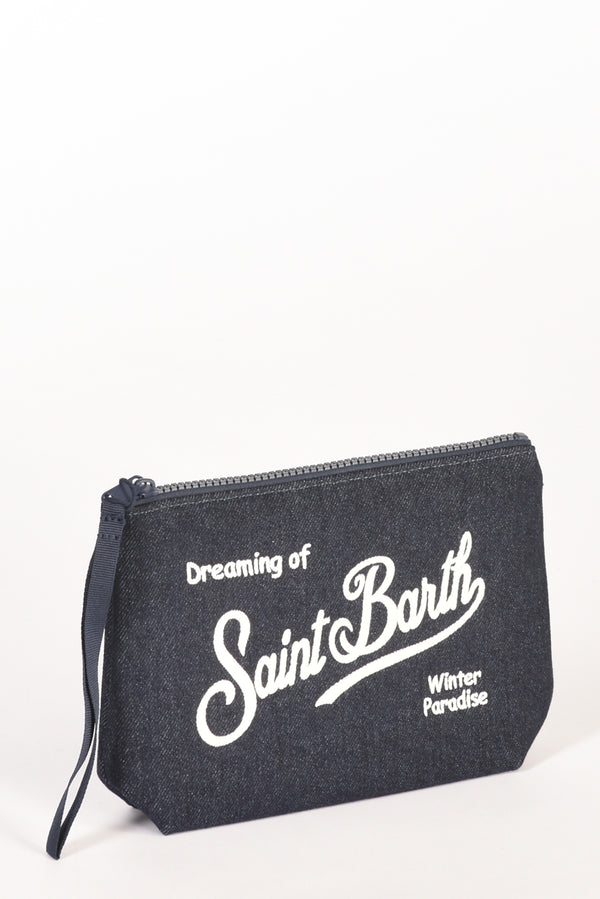 Mc2 Saint Barth Pochette Aline Blu Donna-2
