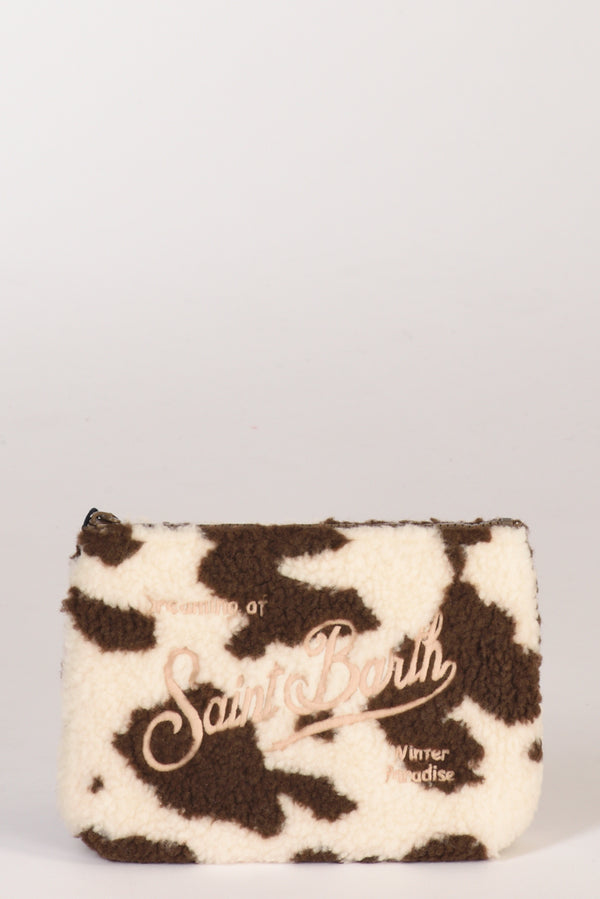 Mc2 Saint Barth Pochette Aline Bianco/marrone Donna