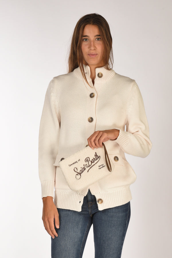 Mc2 Saint Barth Pochette Aline Beige/marrone Donna-2