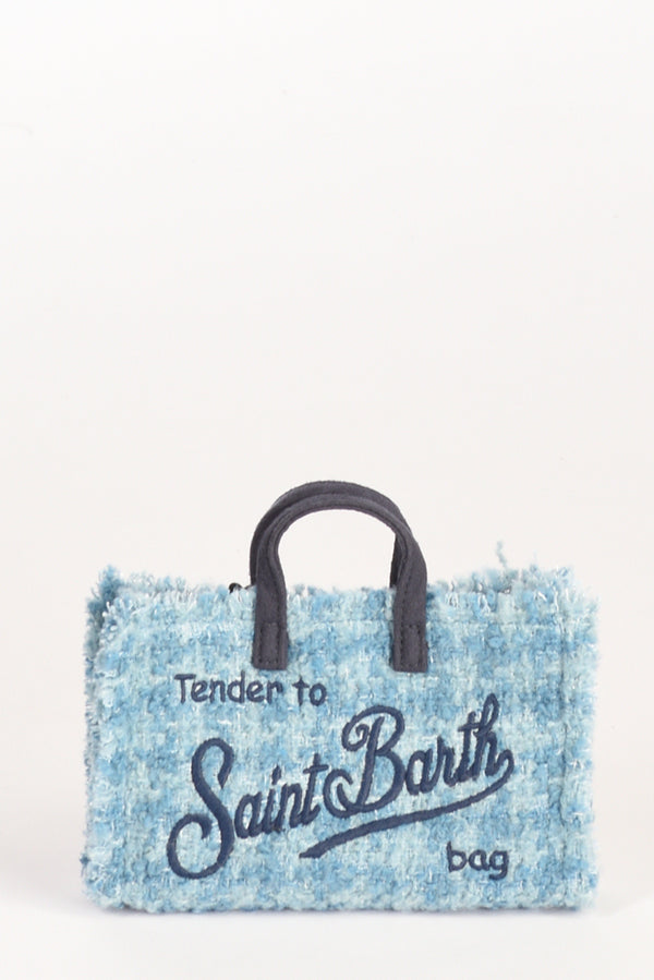 Mc2 Saint Barth Phone Bag Azzurro Chiaro/scuro Donna