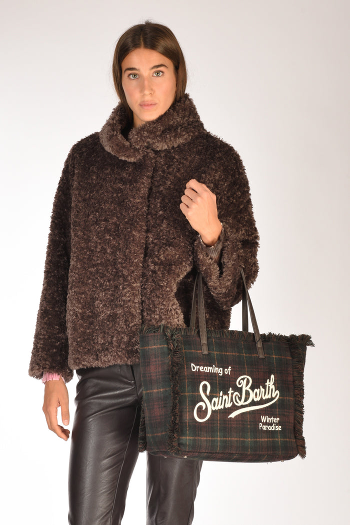 Mc2 Saint Barth Borsa Vanity Verde/marrone Donna - 2