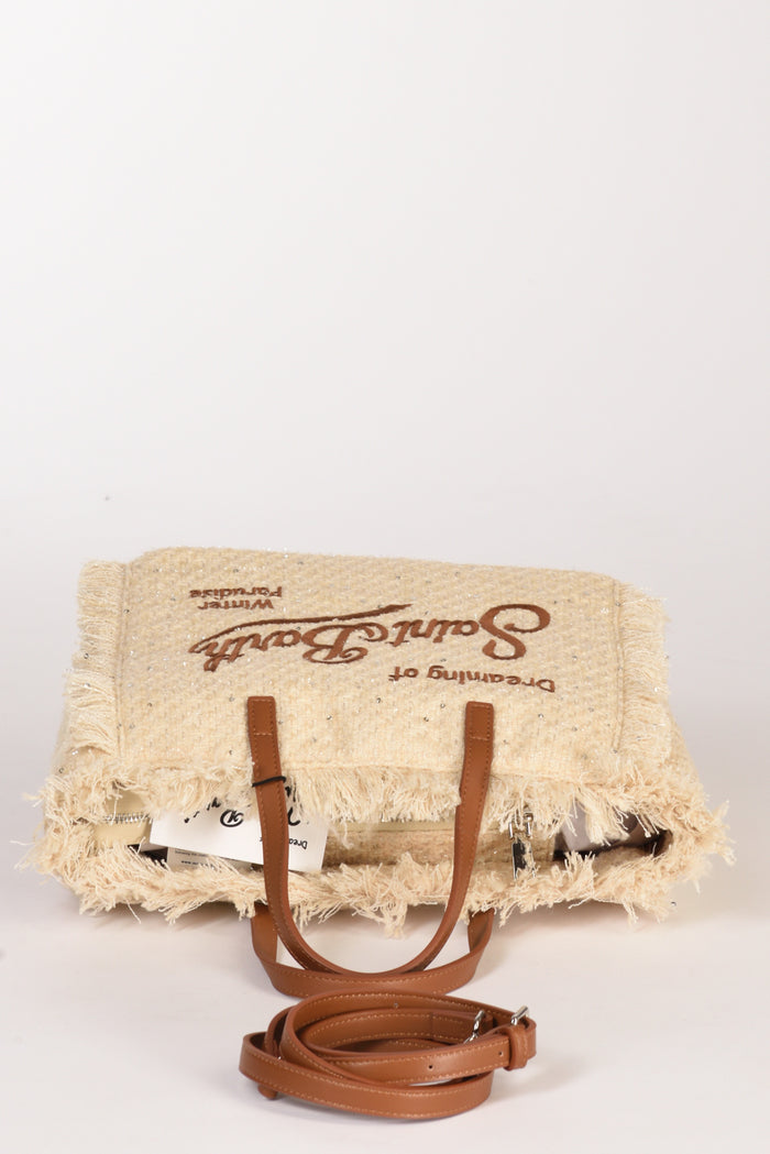 Mc2 Saint Barth Borsa Colette Beige Donna - 5