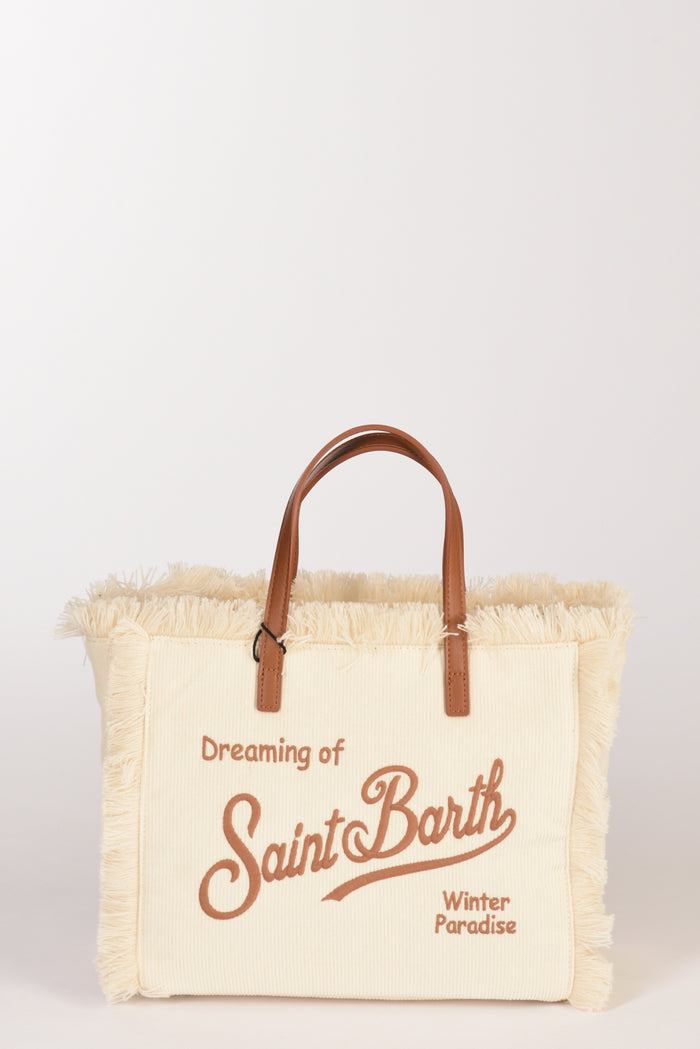 Mc2 Saint Barth Borsa Colette Bianco Naturale Donna - 1