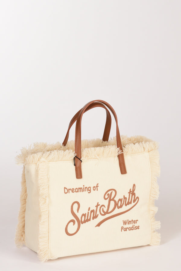 Mc2 Saint Barth Borsa Colette Bianco Naturale Donna-2
