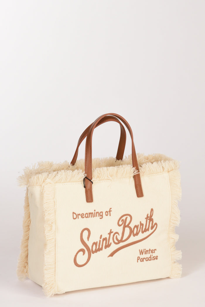 Mc2 Saint Barth Borsa Colette Bianco Naturale Donna - 2