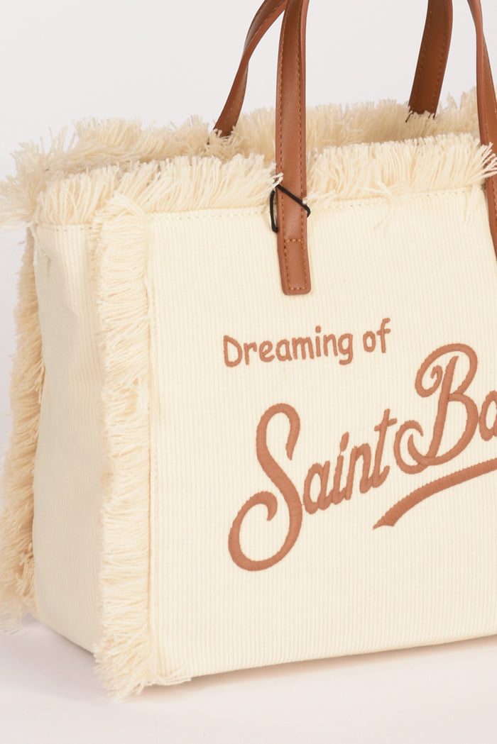 Mc2 Saint Barth Borsa Colette Bianco Naturale Donna - 3