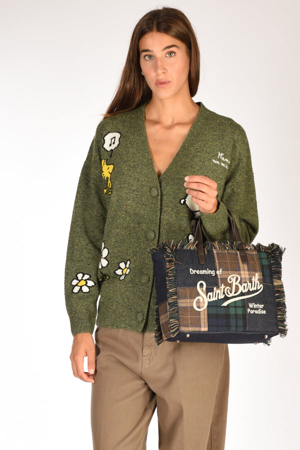 Mc2 Saint Barth Borsa Colette Blu/marrone Donna-2