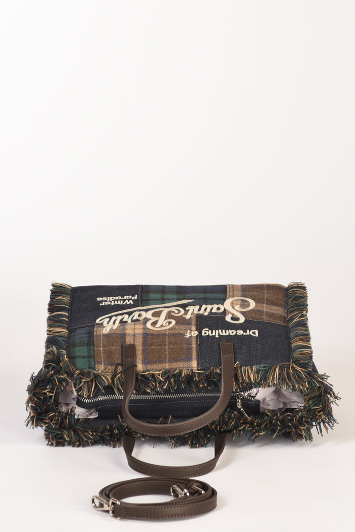 Mc2 Saint Barth Borsa Colette Blu/marrone Donna - 5