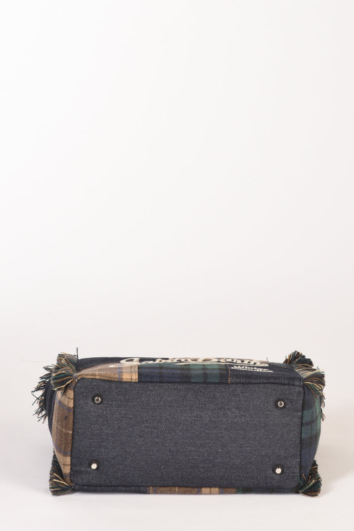 Mc2 Saint Barth Borsa Colette Blu/marrone Donna - 6