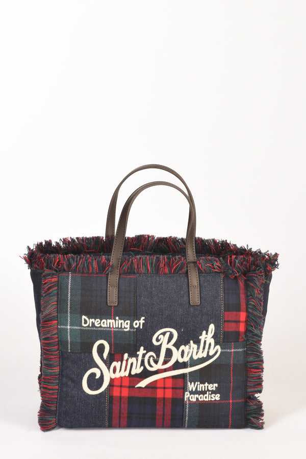 Mc2 Saint Barth Borsa Colette Blu/rosso/verde Donna