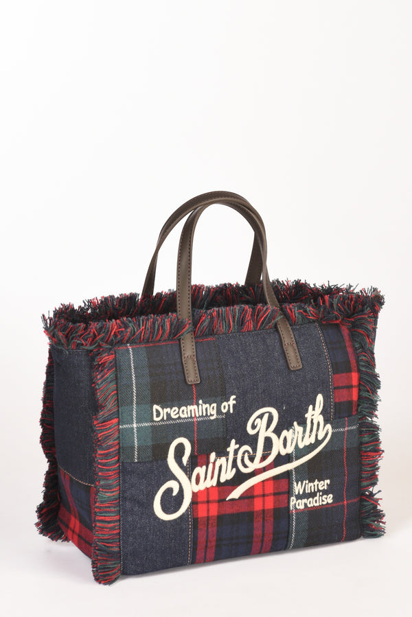Mc2 Saint Barth Borsa Colette Blu/rosso/verde Donna-2