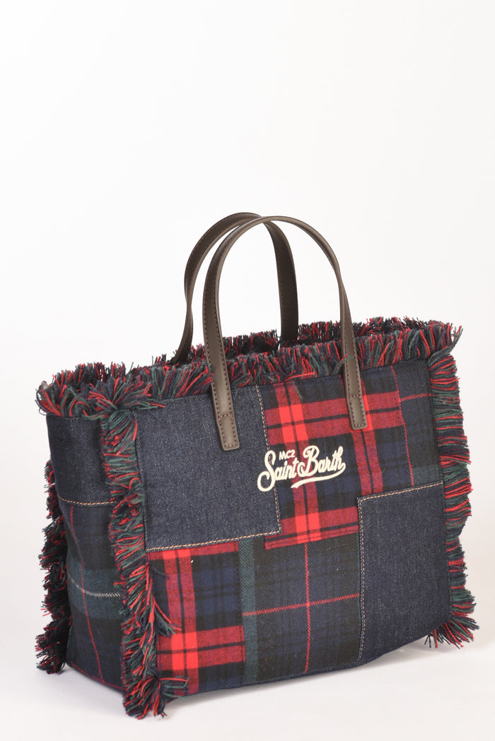 Mc2 Saint Barth Borsa Colette Blu/rosso/verde Donna - 4