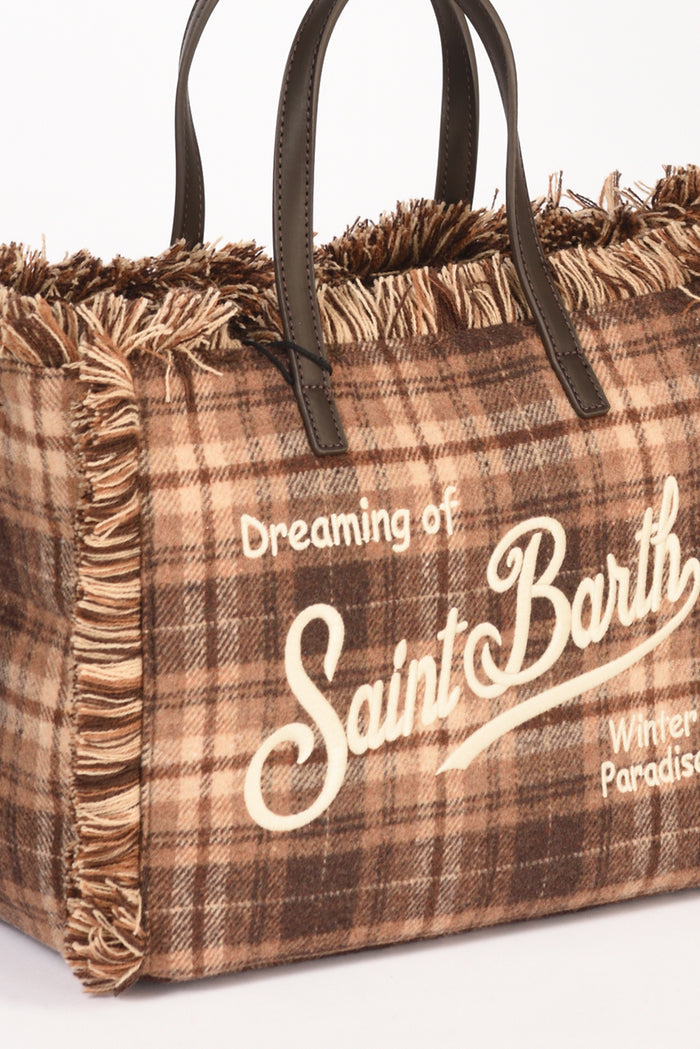 Mc2 Saint Barth Borsa Colette Marrone/beige Donna - 3