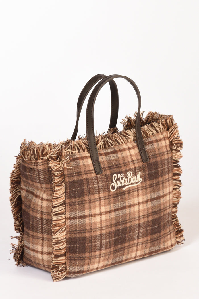 Mc2 Saint Barth Borsa Colette Marrone/beige Donna - 4