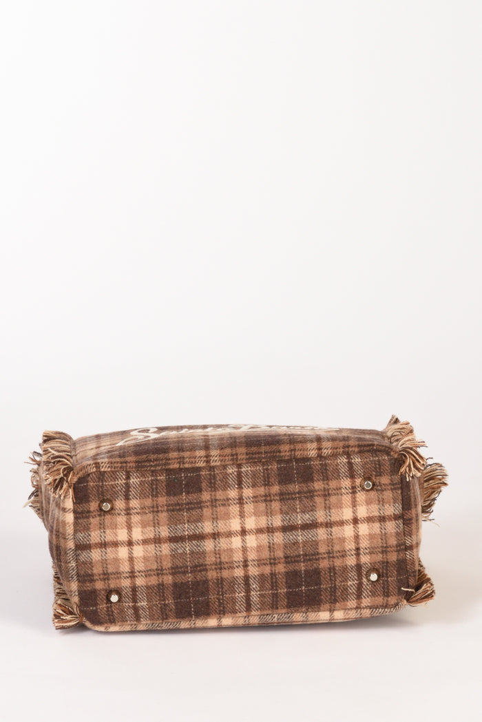 Mc2 Saint Barth Borsa Colette Marrone/beige Donna - 6