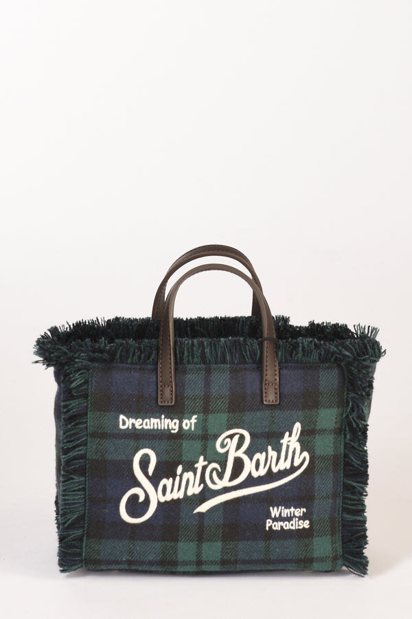 Mc2 Saint Barth Borsa Vanity Mini Verde/blu Donna