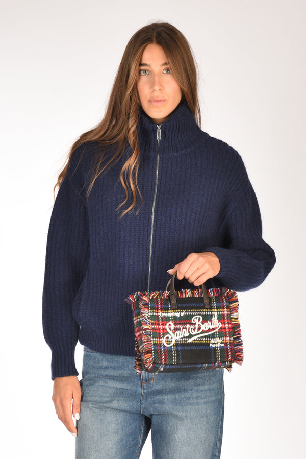 Mc2 Saint Barth Borsa Vanity Mini Blu Donna-2