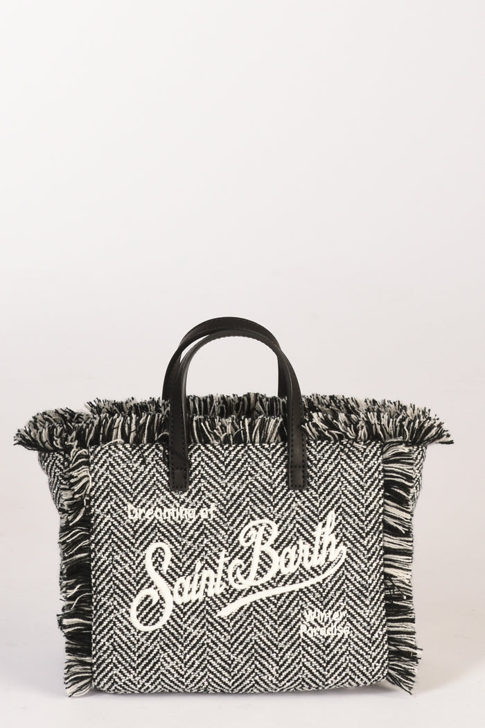 Mc2 Saint Barth Borsa Vanity Mini Nero/bianco Donna - 1