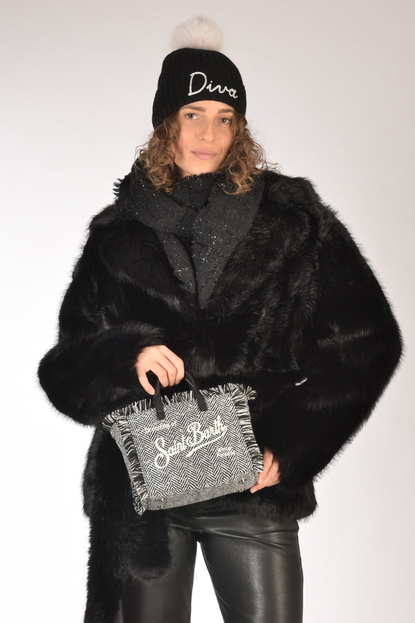 Mc2 Saint Barth Borsa Vanity Mini Nero/bianco Donna-2