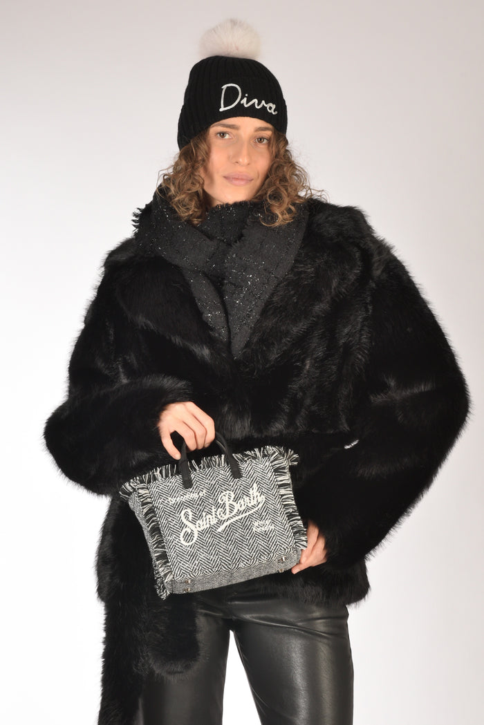 Mc2 Saint Barth Borsa Vanity Mini Nero/bianco Donna - 2