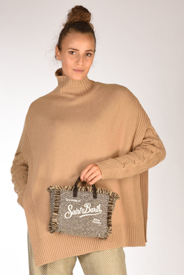 Mc2 Saint Barth Borsa Vanity Mini Marrone/beige Donna-2