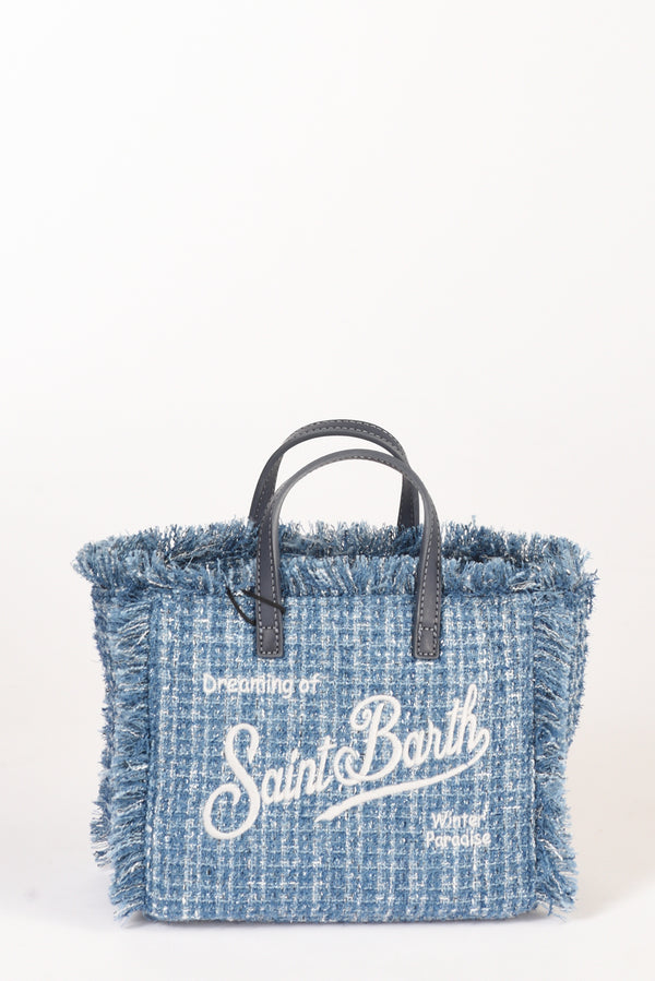 Mc2 Saint Barth Borsa Vanity Mini Azzurro Scuro Donna