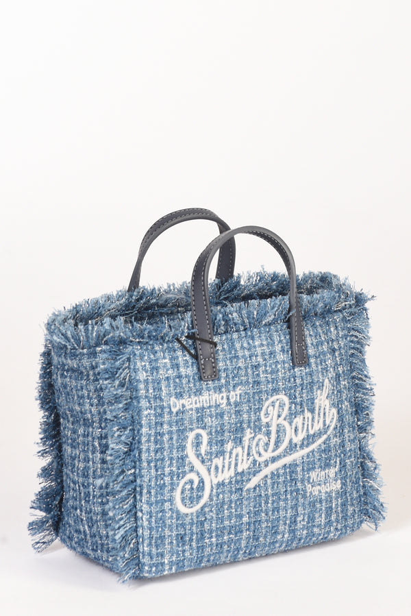 Mc2 Saint Barth Borsa Vanity Mini Azzurro Scuro Donna-2