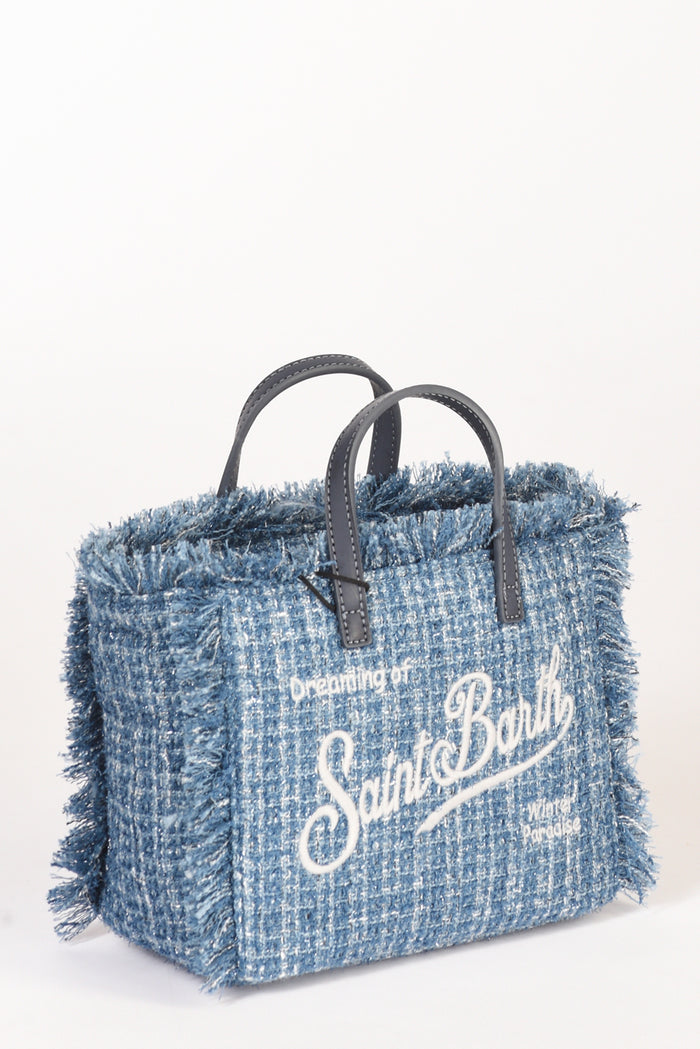 Mc2 Saint Barth Borsa Vanity Mini Azzurro Scuro Donna - 2