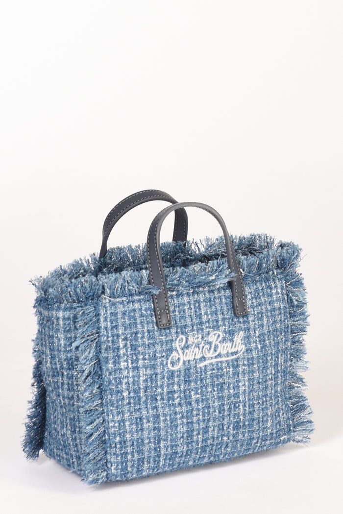 Mc2 Saint Barth Borsa Vanity Mini Azzurro Scuro Donna - 3