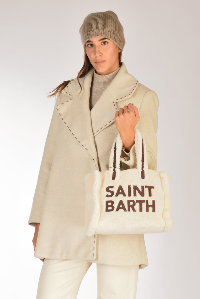 Mc2 Saint Barth Borsa Colette Bianco/marrone Donna - 2