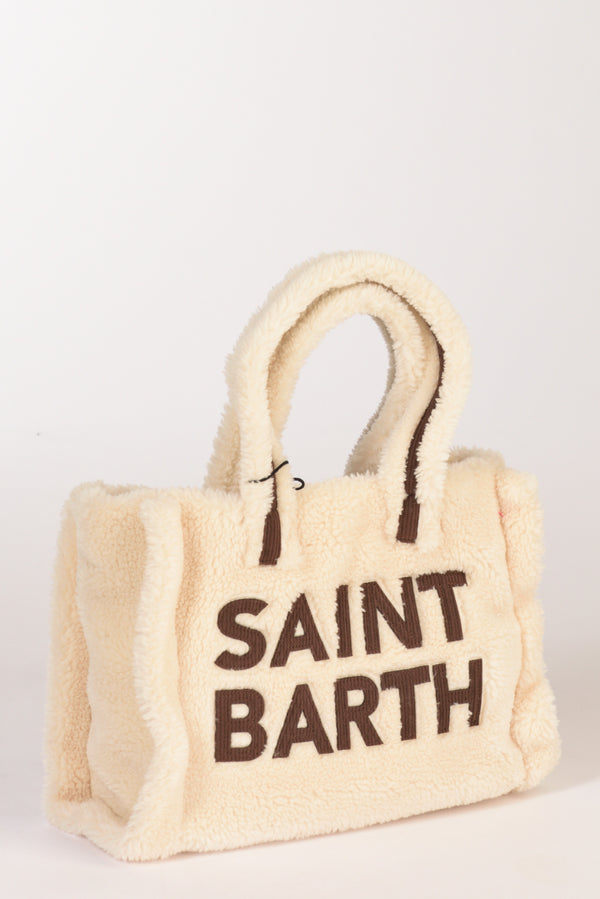 Mc2 Saint Barth Borsa Colette Bianco/marrone Donna-2