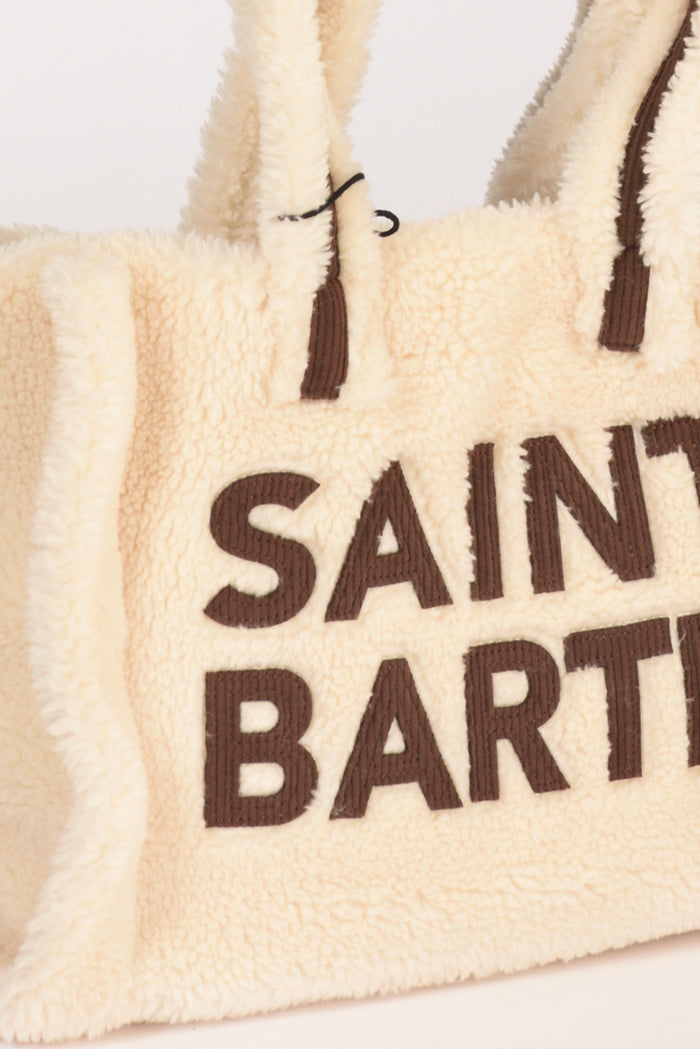 Mc2 Saint Barth Borsa Colette Bianco/marrone Donna - 3