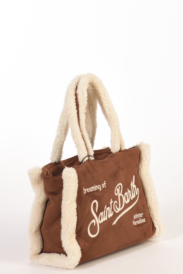 Mc2 Saint Barth Borsa Colette Bianco/marrone Donna - 3