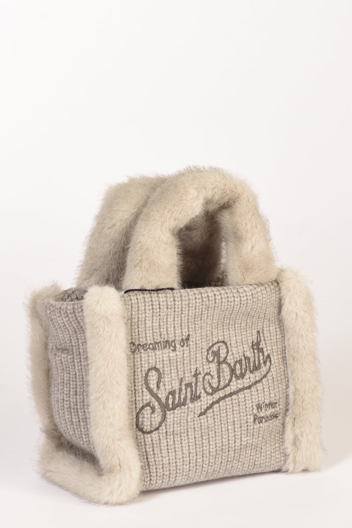 Mc2 Saint Barth Borsa Vanity Mini Grigio Donna - 2