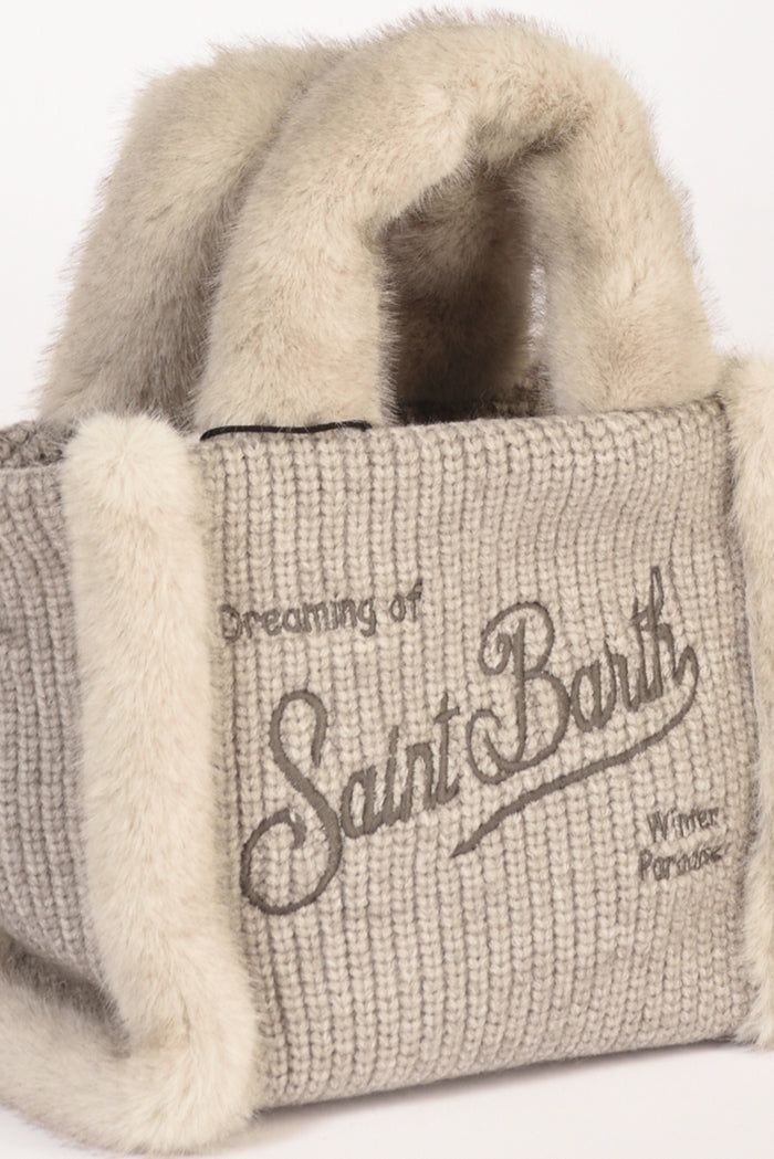 Mc2 Saint Barth Borsa Vanity Mini Grigio Donna - 3