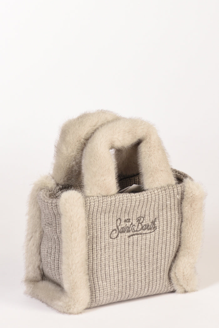 Mc2 Saint Barth Borsa Vanity Mini Grigio Donna - 4