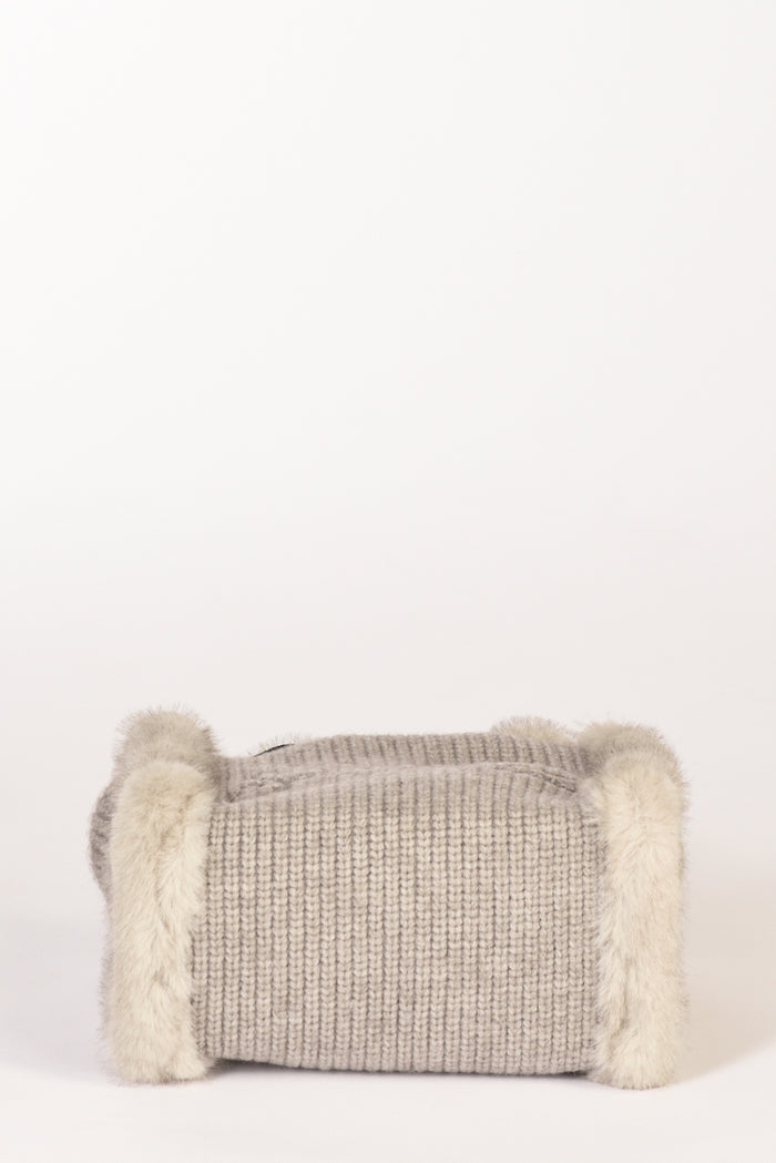 Mc2 Saint Barth Borsa Vanity Mini Grigio Donna - 6