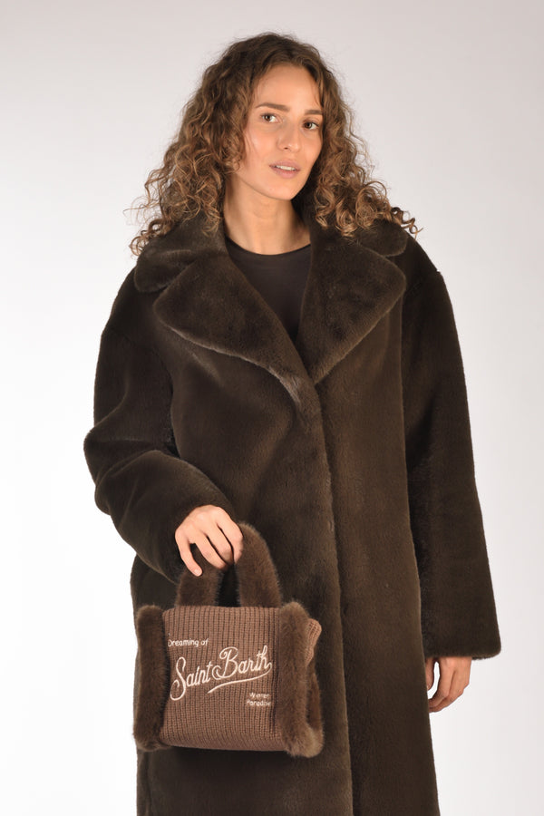 Mc2 Saint Barth Borsa Vanity Mini Marrone Donna-2