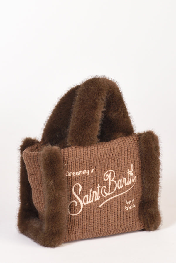 Mc2 Saint Barth Borsa Vanity Mini Marrone Donna-2