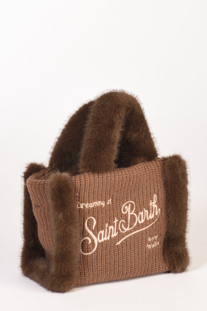 Mc2 Saint Barth Borsa Vanity Mini Marrone Donna - 2
