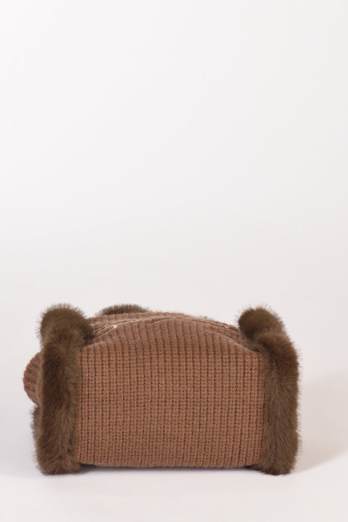 Mc2 Saint Barth Borsa Vanity Mini Marrone Donna - 5