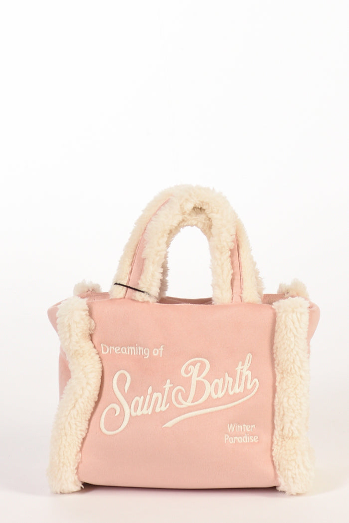 Mc2 Saint Barth Borsa Vanity Mini Rosa/bianco Donna - 1