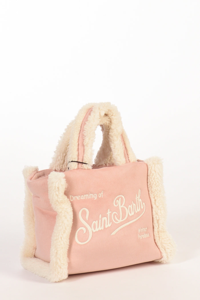 Mc2 Saint Barth Borsa Vanity Mini Rosa/bianco Donna - 3