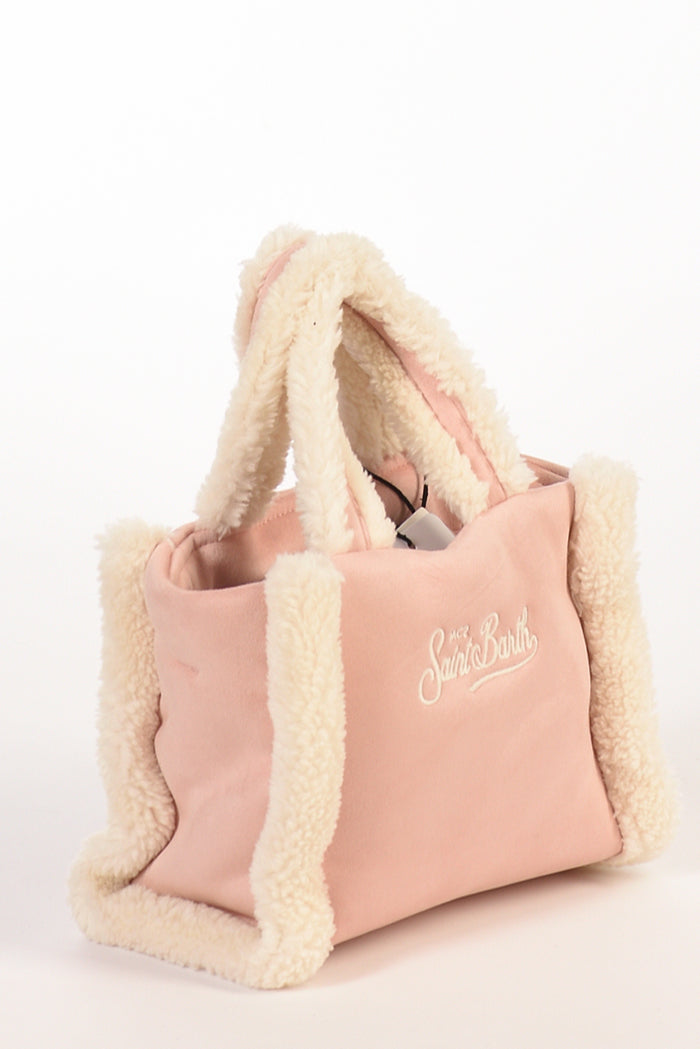 Mc2 Saint Barth Borsa Vanity Mini Rosa/bianco Donna - 4
